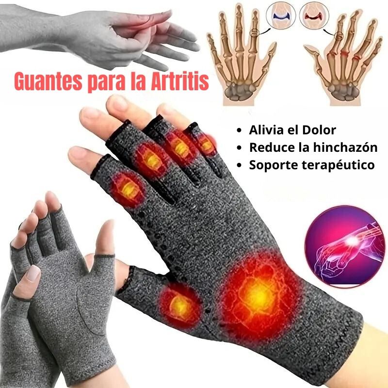 Guantes de compresión para aliviar síntomas de artritis