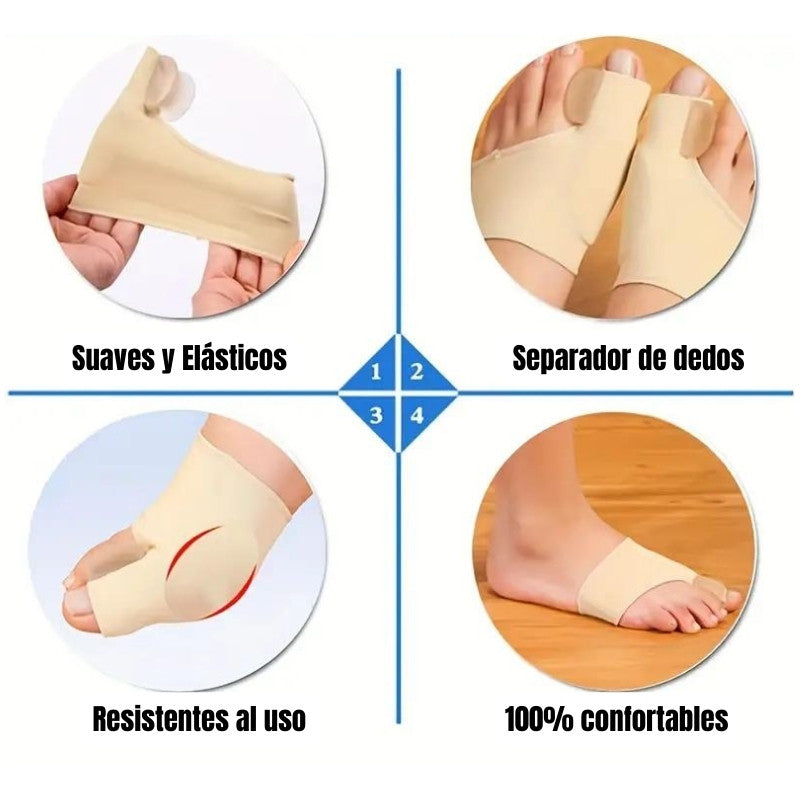 Mejora la Pisada y Alivia el Dolor 👣 Corrector de Juanetes (Par)