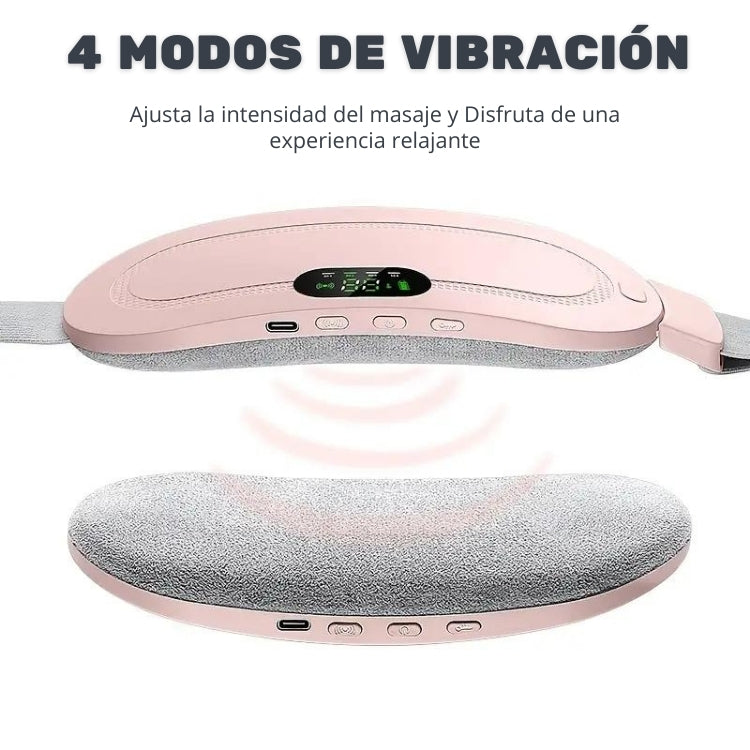 Masajeador Menstrual de Vibración y Calor 😮💨 Alivia el Dolor Reduce Calambres