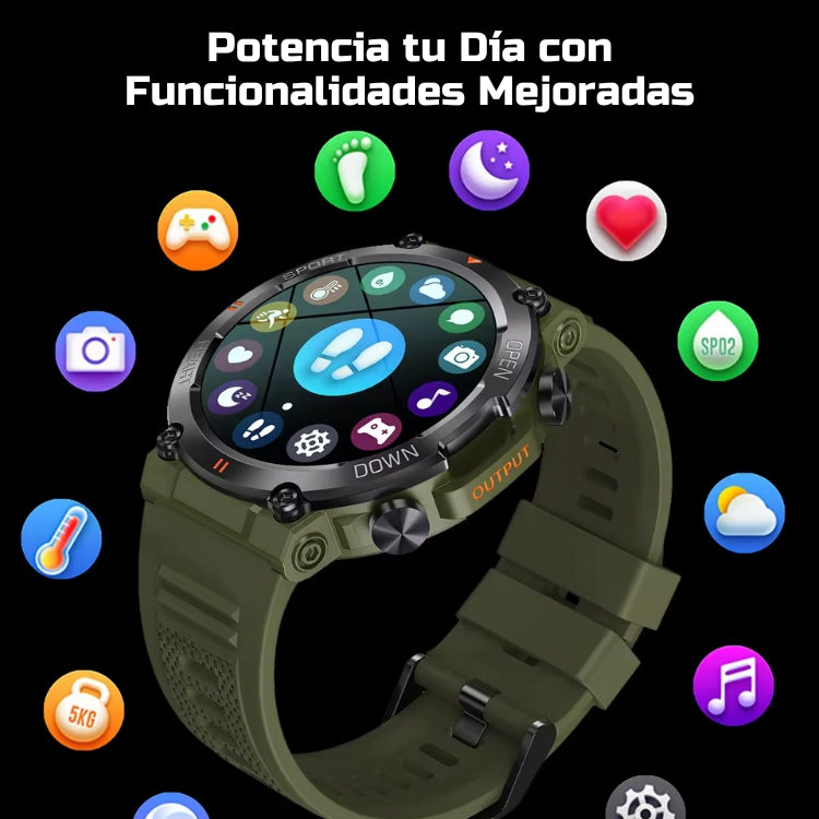 Smart Watch con Resistencia Militar 🦾⌚️
