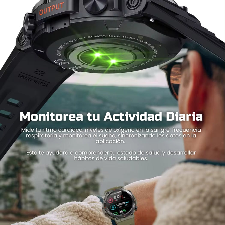 Smart Watch con Resistencia Militar 🦾⌚️