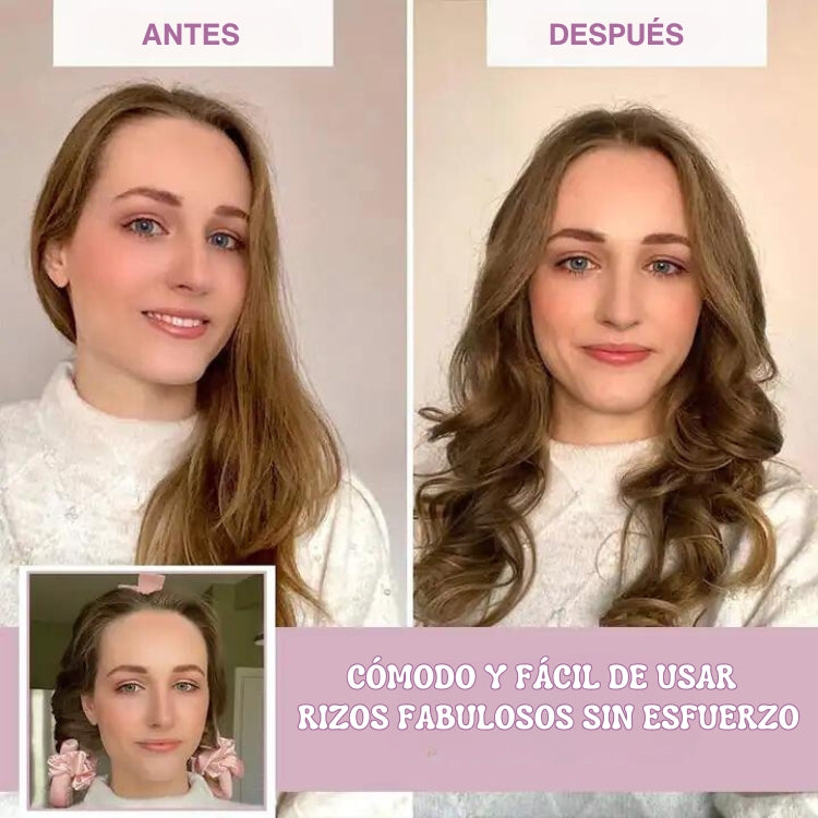 Rizador de Cabello Natural 👩🏻🦱 Obtén Rizos Fabulosos sin Dañar tu Cabello con Calor