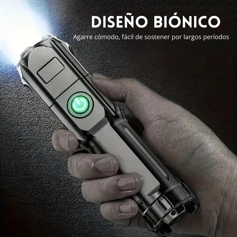 Linterna con diseño ergonómico
