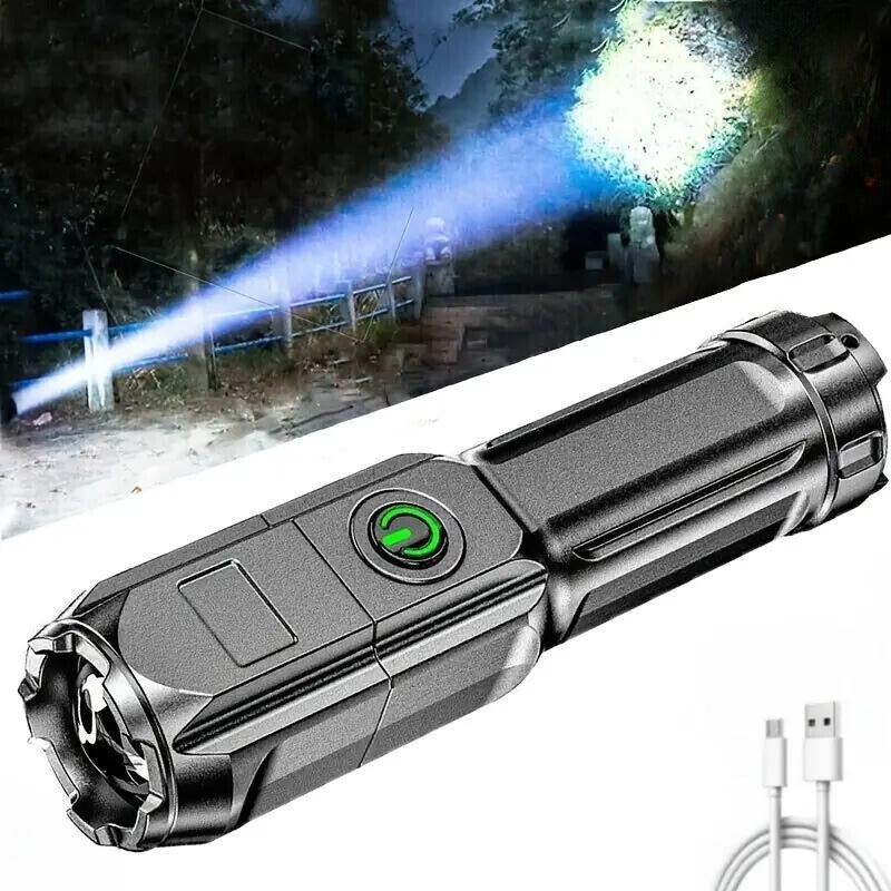 Linterna Con Zoom de luz Ajustable