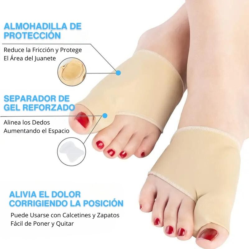 Mejora la Pisada y Alivia el Dolor 👣 Corrector de Juanetes (Par)