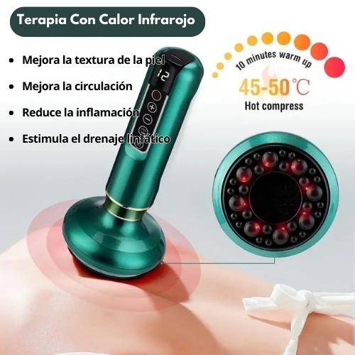 Masajeador Reductor de Celulitis 🦵🏼Terapia de Ventosas y Calor Infrarojo 😮💨 Tonifica tu Cuerpo 🤩