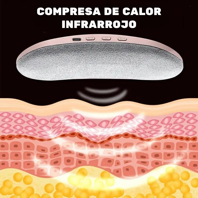 Masajeador Menstrual de Vibración y Calor 😮💨 Alivia el Dolor Reduce Calambres