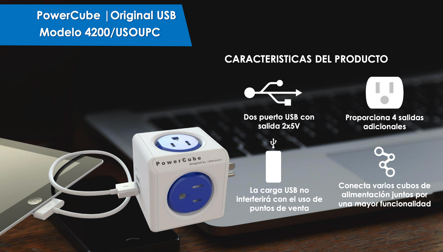 PowerCube 🔌 Conecta tus dispositivos con estilo y de forma inteligente