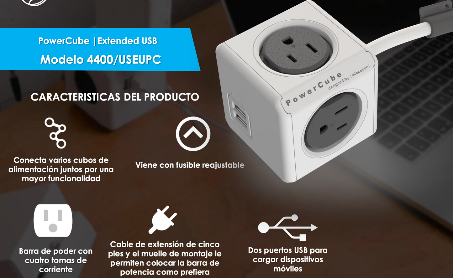 PowerCube 🔌 Conecta tus dispositivos con estilo y de forma inteligente
