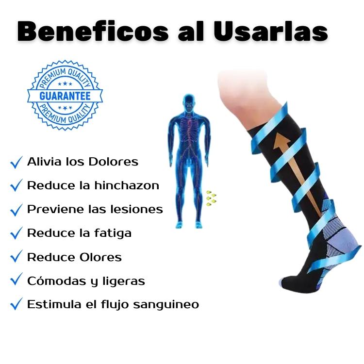 Medias de Compresión 🧦 Alivia el dolor de tu piernas 20-30 mmHg