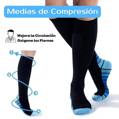 Medias de Compresión 🧦 Alivia el dolor de tu piernas 20-30 mmHg