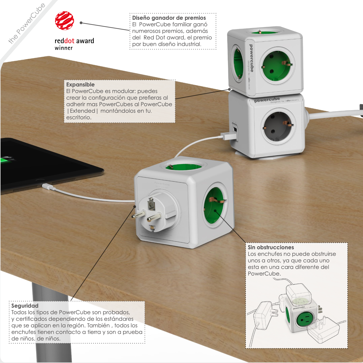 PowerCube 🔌 Conecta tus dispositivos con estilo y de forma inteligente
