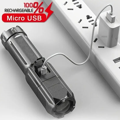 Linterna Recargable con Micro USB