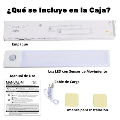 ¡Ilumina con Estilo! 💡 Luz LED con Sensor de Movimiento